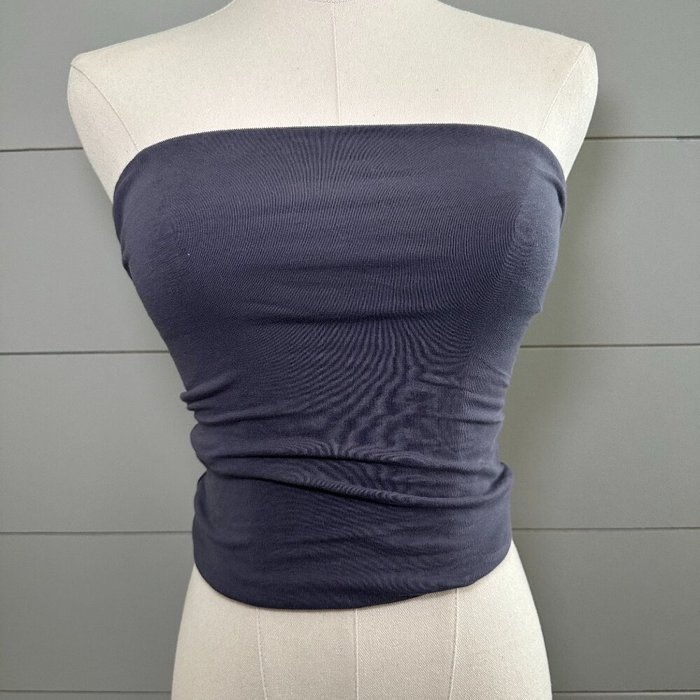 Gray Strapless Body-Shaping Tube Top Size XS